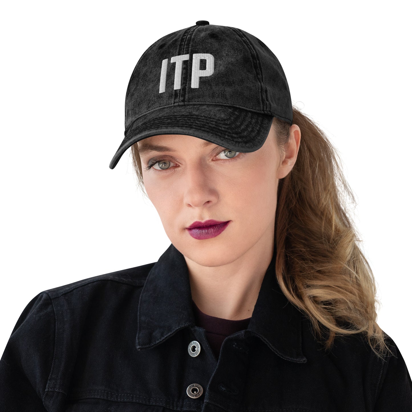 ITP smoked denim cap